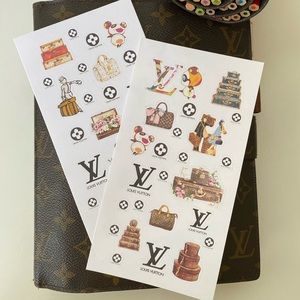 Designer planner stickers